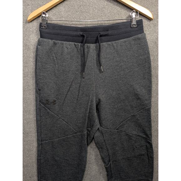 Under Armour Joggers Mens Medium Fitted UA Pants Double Knit Pull On Sweatpants - Picture 2 of 13